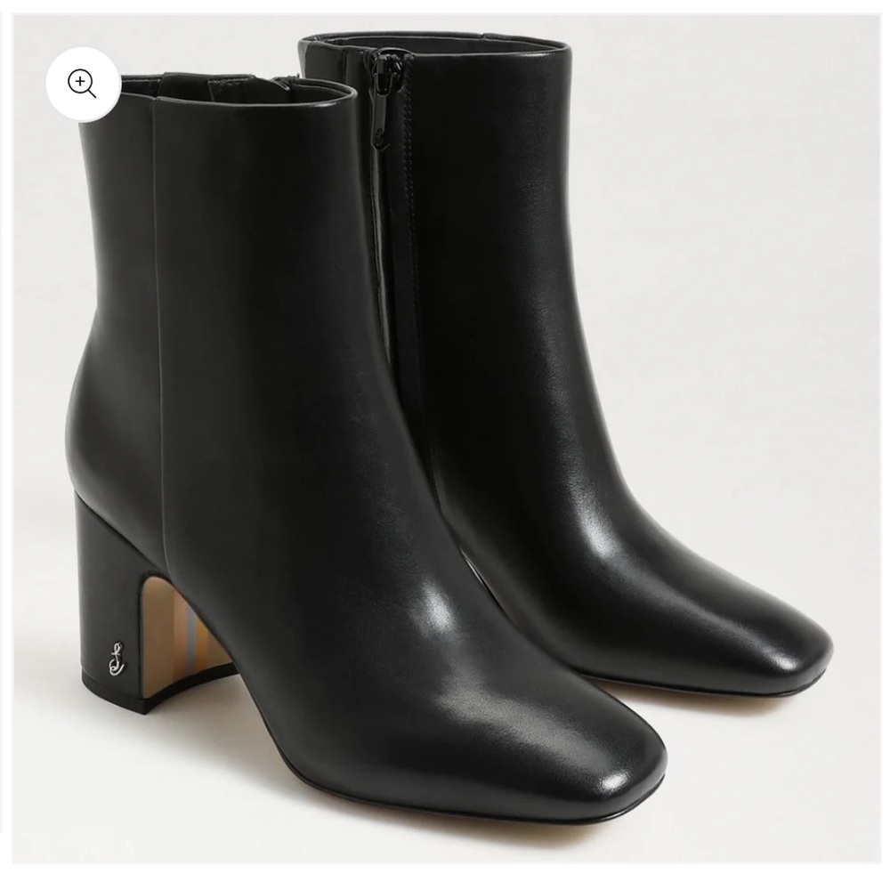 Sam Edelman “Hilary” black leather boots Size 6.5